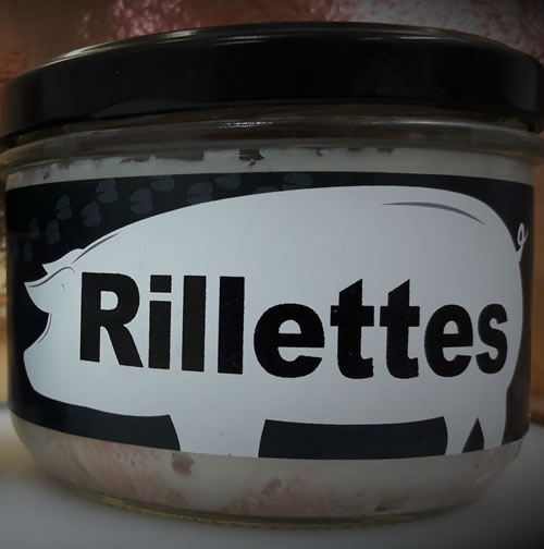 rillettes pur porc 180 g